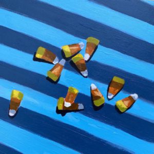 candy corn in shadow, Leigh Ann Torres