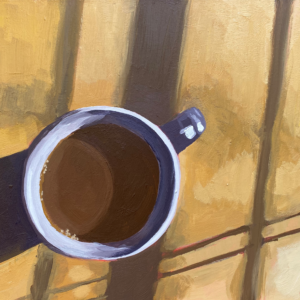 morning coffee in the sun